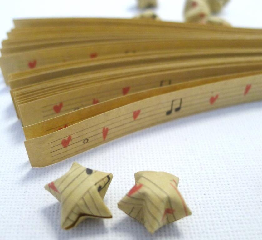 Cute Bunny Origami Lucky Star Paper Strips Star Folding DIY Pack of 130  Strips 