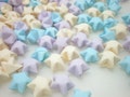 100 Baby Shower Pastel Lucky Stars for Boys - custom order available