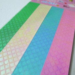 Giant Origami Lucky Star Strips Pack of 32 strips 4cm or 1.5 inch Origami Stars image 7
