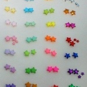 100 Rainbow Shower Origami Lucky Stars - Etsy