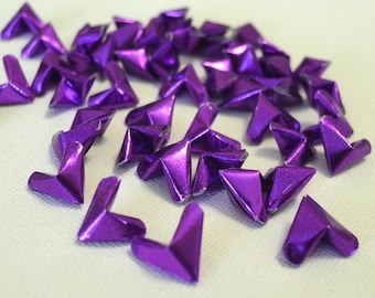 50 Mystique Purple Origami Lucky Hearts - custom order available