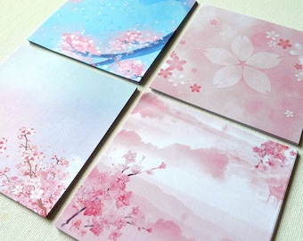 Dainty Cherry Blossom - Sakura Printed Paper Pack for Origami  - 80 sheets  (Free Ship worldwide for order more than USD35)