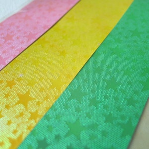 Giant Origami Lucky Star Strips Pack of 32 strips 4cm or 1.5 inch Origami Stars image 3