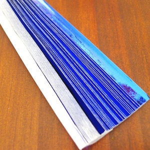 Sapphire Blue Origami Lucky Star Paper Strips - pack of 90 strips