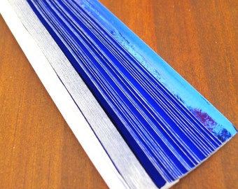 Sapphire Blue Origami Lucky Star Paper Strips - pack of 90 strips