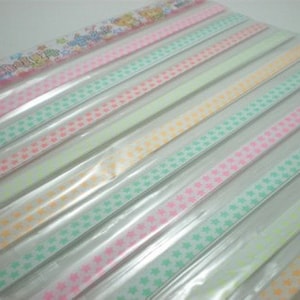 Twinkle Twinkle Little Stars - Flourescent Rainbow Origami Lucky Star Paper Strips - pack of 70 strips