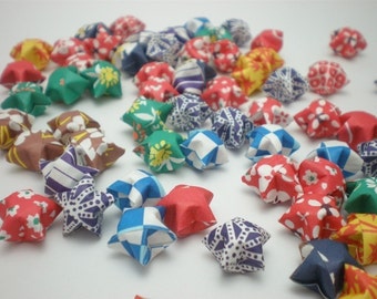 60 Washi Chiyogami Origami Lucky Stars  (Free Ship worldwide for order more than USD35)