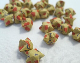 60 I Love You - Kraft Origami Lucky Stars