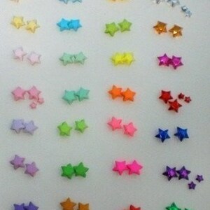 100 Starry Starry Night Pearlescent Origami Lucky Stars image 5