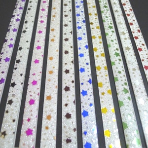 Starry Night - Magical Star Dust Origami Lucky Star Paper Strips - pack of 40 strips  (Free Ship worldwide for order more than USD35)