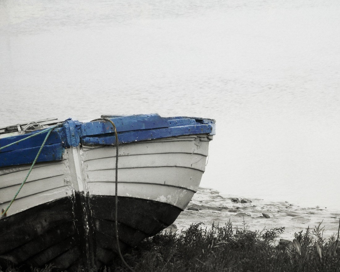 boat nautical photography winter landscape black and white etsy
