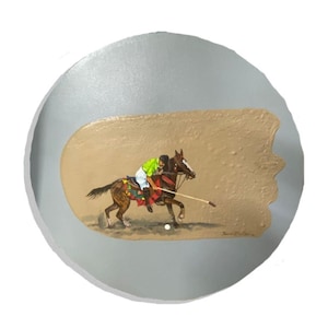 Polo Power | Dynamic Equestrian Sport Painting