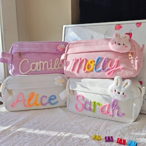 Personalized  Pencil Case for Back to School Art Class /Custom Name /Kids School Supplies Gift,Christmas Gift Brithday Gift