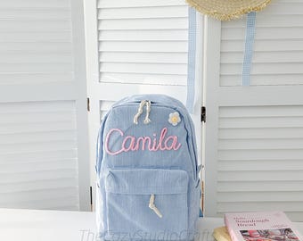 Gepersonaliseerde kinderrugzak, terug naar school cadeau schoolrugzak voor peuter, cadeau voor kinderen, kleuterschool, kleuterschoolcadeau, kindertas kindercadeau