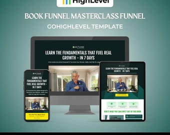 Book Funnel Masterclass Funnel for GoHighLevel