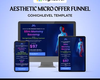 GoHighLevel マイクロオファーファネルテンプレート（美容専門家向け）