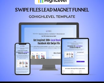 Swipe Files Lead Magnet Funnel for GoHighLevel