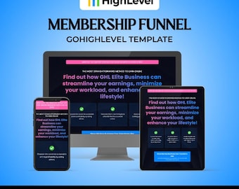 Membership Funnel for GoHighLevel
