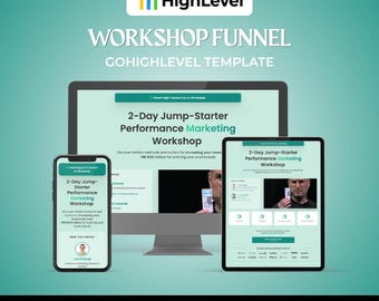 GoHighLevel 高変換率ワークショップファネル