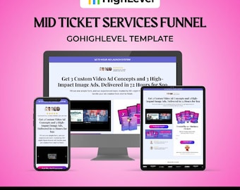 HighLevel Mid Ticket Services Funnel