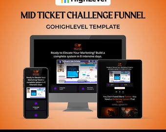 GHL Mid Ticket Challenge Funnel