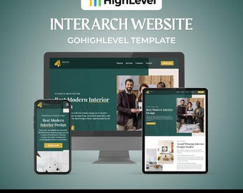 InterArchのGoHighLevelウェブサイト