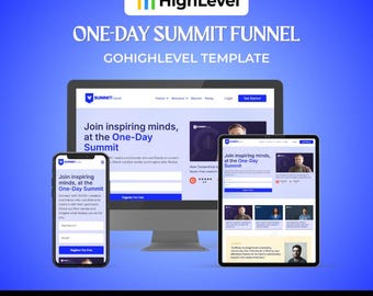 One-Day Summit Funnel for GoHighLevel