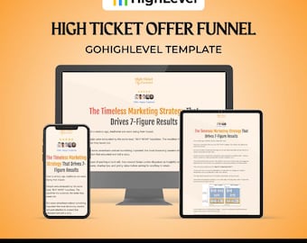 GoHighLevel High Ticket Offer Funnel