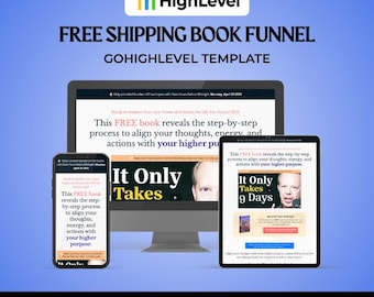 GoHighLevel Book Funnel Template