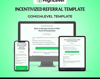 GoHighLevel Incentivized Referral Template