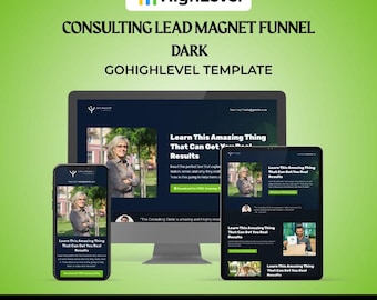 GHL向けコンサルティングリードマグネットファネルダーク