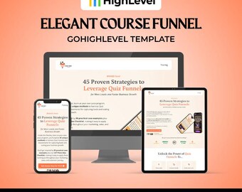 GoHighLevel エレガントコースファネル