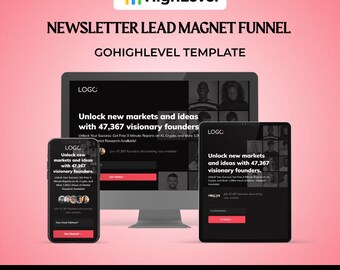 GHL Simple Newsletter Lead Magnet Funnel
