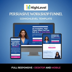 Persuasive Workshop Funnel for GoHighLevel