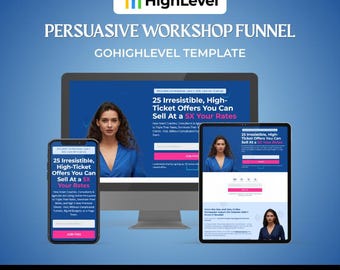Persuasive Workshop Funnel for GoHighLevel