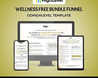Wellness Free Bundle Funnel for GoHighLevel