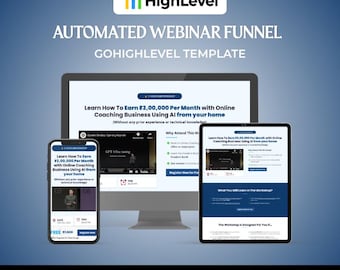 Automated Webinar Funnel for GoHighLevel