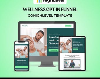 Wellness Opt-in Funnel for GoHighLevel