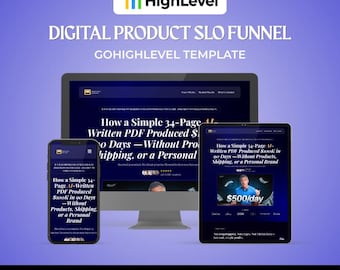 GHL デジタル製品 SLO ファネル