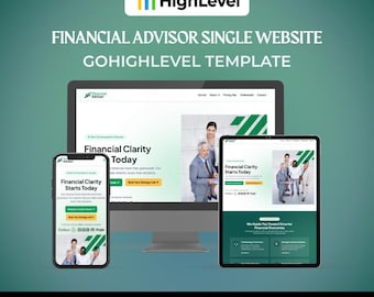 Financial Advisor Single Website for GoHighLevel