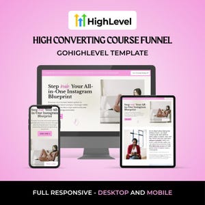 High Converting Course Funnel for GoHighLevel