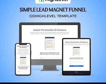 GoHighLevel Simple Lead Magnet Funnel