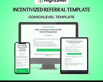 GoHighLevel Incentivized Referral Template