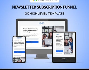 GHL Newsletter Subscription Funnel