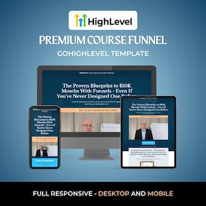Premium Course Funnel for GoHighLevel