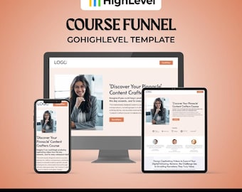 Course Funnel for GoHighLevel