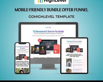 GHL Mobile-Friendly Bundle Offer Funnel