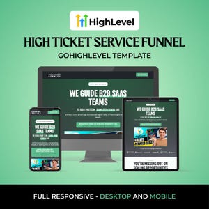 High Ticket Service Funnel for GoHighLevel