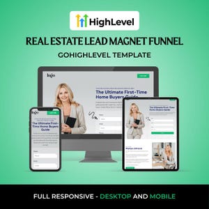 Real Estate Lead Magnet Funnel for GoHighLevel