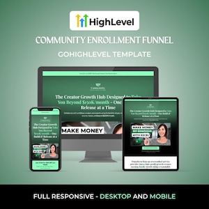 Entonnoir d&#39;inscription de la communauté pour GoHighLevel